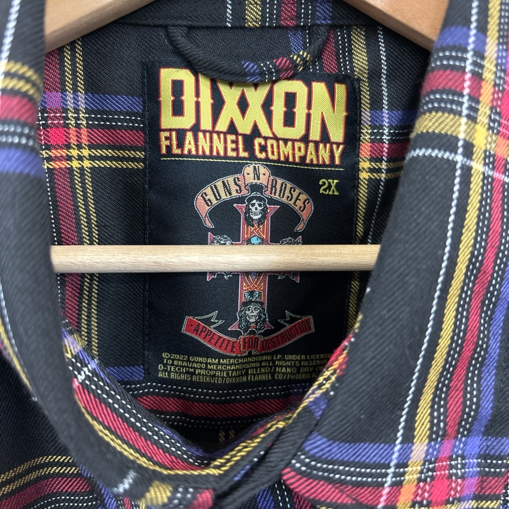 Dixxon Guns N Roses Flannel - Picture 4 of 4